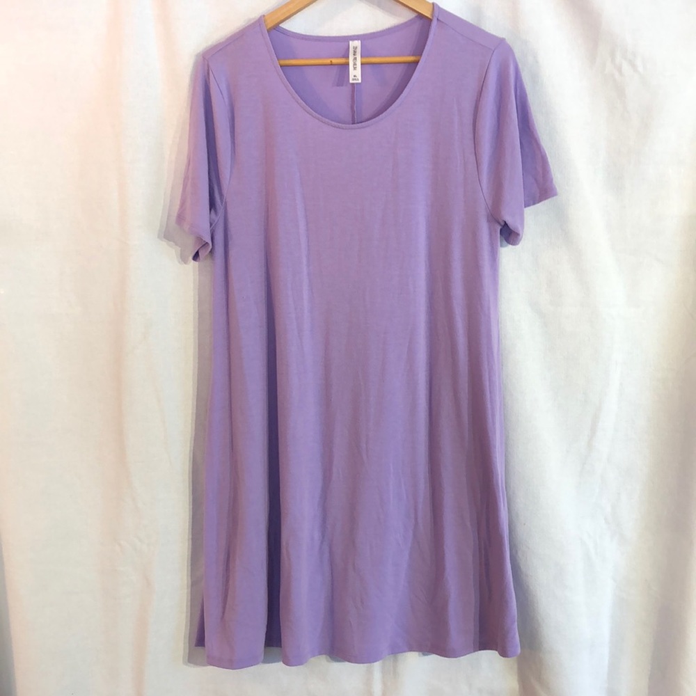 Lavender T-Shirt Dress